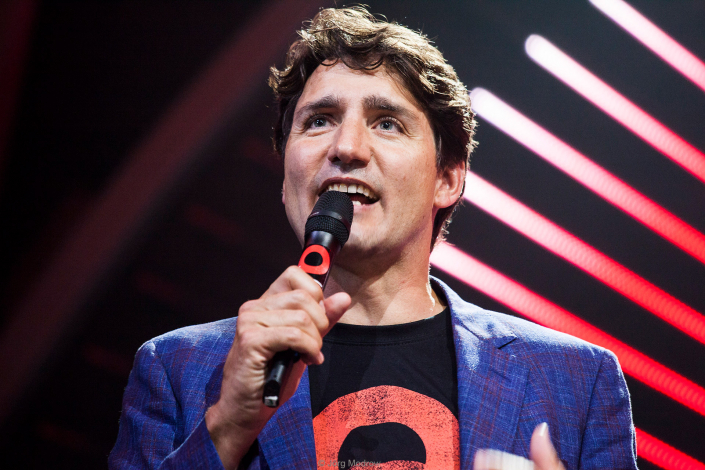 Eventfotografie - Global-Citizen, Speaker Justin Trudeau